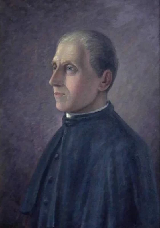  79-Faustino Bocchi-Ritratto di don Faustino Bocchi - Pinacoteca Repossi, Chiari, Brescia - attribuito 